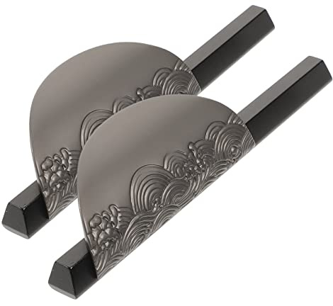 SHINEOFI 1 Par manija del gabinete puerta cepillado redondo mangos oro semi tirón del gabinete manijas del gabinete tiradores de cajones de cocina manijas del armario Aleación de zinc Negro