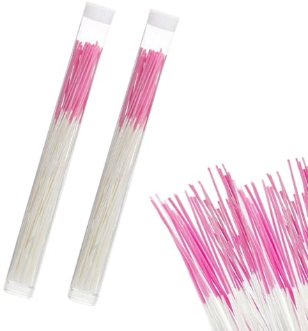 KLINNA Lot de 320 bâtonnets de nettoyage pour trou d'oreille pour les soins quotidiens, bâtonnets de nettoyage doux pour trous de boucles d'oreilles, idéal pour les hommes et les femmes