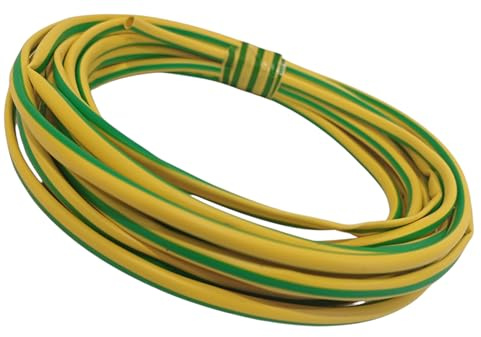 EARTH SLEEVING 4MM GREEN/YELLOW (10 Meter Cut)