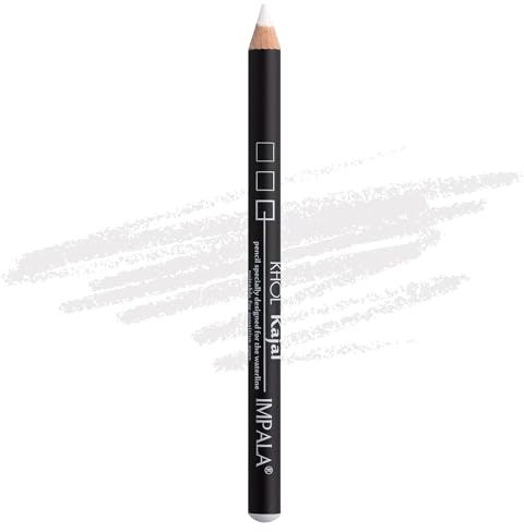 IMPALA Kohl Eyeliner 84 Intensives Weiß Wasserfest | Cremige Textur | Präzise Linien | Langanhaltendes Augen Make-Up