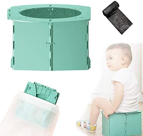 Auvstar Baby Kindertoilette Töpfchen - Tragbarer Toiletten-Sitz für Kinder 12-36 Monate - Reise WC für Unterwegs