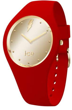 Ice-Watch - ICE glam rock Kiss - Rote Damenuhr mit Silikonarmband - 019861 (Medium)