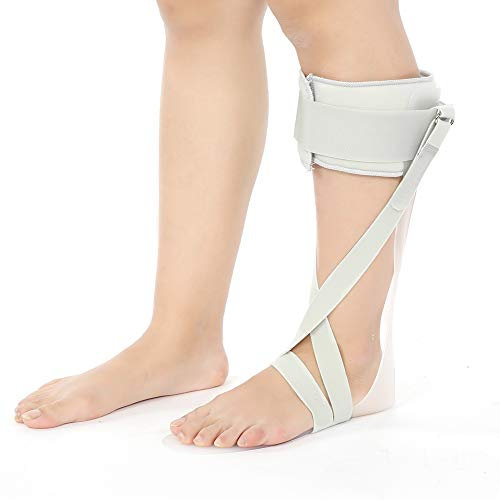 NSXAYIWE Knöchelorthese, Regulierbare Fußheberorthese, Leichte Design-Knöchelorthese Für Verstauchtes Knöchel, Unterstützende Schützende Orthopädische Schienen(left L)