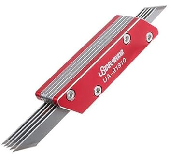 Aluminum Alloy Texture Burin Brick Carving Knife, Model Scene Craft Tools for Military Model Hobby DIY Tool UA-91910