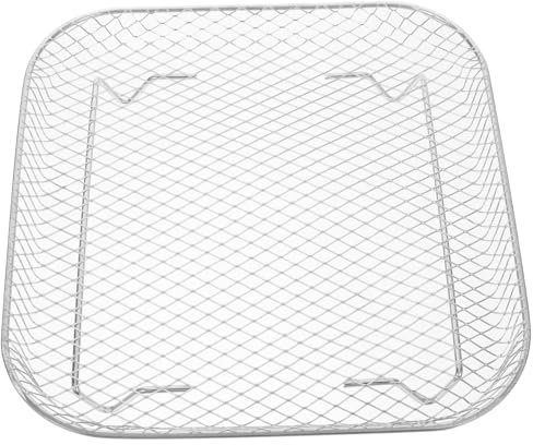 PAMINGONO Quadratisches Grillgestell Aus Edelstahl Für Heißluftfritteuse Gitterdesign Zum Backen Dämpfen Und Grillen Vielseitig Einsetzbares Küchenzubehör