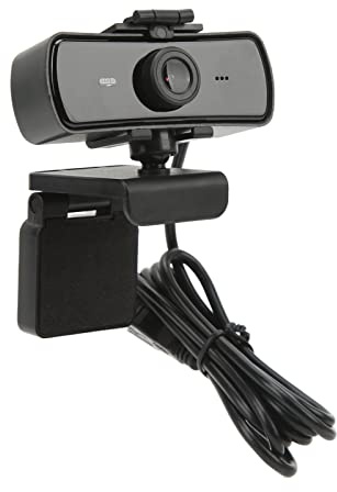 Yctze Videocamera per Computer USB HD 2K con Copriobiettivo Integrato per Videochiamate Streaming Webcam Full HD per PC Webcam in Streaming HD 1440P