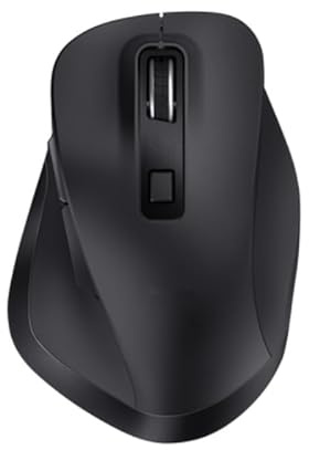 Ratón - ratón óptico inalámbrico multidispositivo, conexión Bluetooth y USB, Compatible con Varios Sistemas operativos, diseño ergonómico, Color Negro* #*