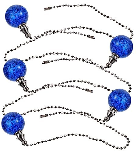 SHINEOFI 5piezas Cadena De Araña Para Ventilador De Techo Cadena Decorativa Cuentas Para Lámparas Extensión De Colgante Para Lámpara De Noche Para De Extensión