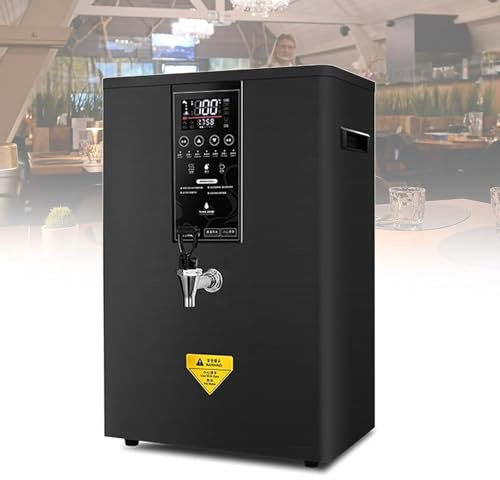 CHANGLKJ Scaldabagno Elettrico, Erogatore di Acqua Calda Commerciale con Display Digitale, Materiale in Acciaio Inox 304 E Isolamento a 3 Strati, Durevole Ed Efficiente dal Punto di Vista Energetico