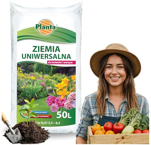 Universalerde 20L – Blumenerde für Gemüse und Blumen – Pflanzsubstrat mit pH 5,5–6,5 – Für Garten und Gewächshaus