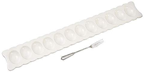 Mud Pie Deviled Egg Long Tray Set