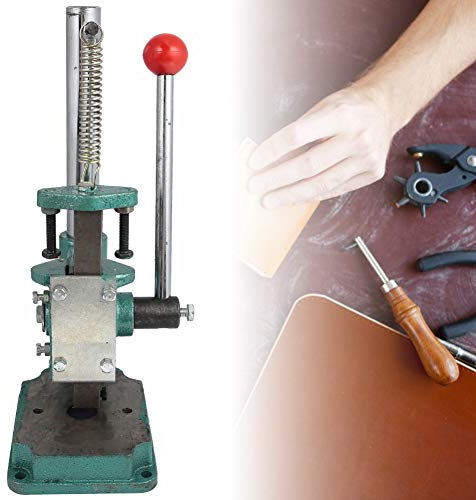 Handpresse Maschine, Pressmaschine Press Puncher, Stanzmaschine Desktop Manual Punch Tools Crimper für Craft DIY(JH-16 Square Head)
