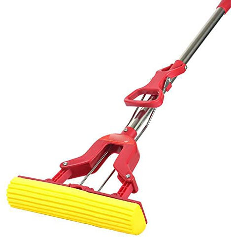 TRASKA Mocio Lavapavimenti Squeeze Floor Mop Collodion Foldable Free Hand Washing Household Self-Tapping Mops Floor Cleaning