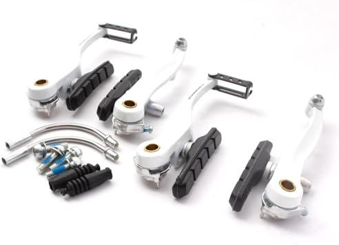 KHEbikes KHE Promax BMX V-Brake V-Bremse Alu geschmiedet Weiß Vorne Hinten