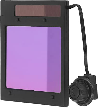 Welding Helmet Lens, Auto Darkening True Color 4.49x5.24in Large Viewing Lens with 4 Arc Sensor, Quick Response for Welders, for Welding Helmet Lens Replacement