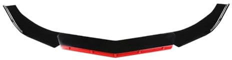 Frontspoiler Für : E46 E82 E83 E84 E85 E92 Front Schaufel Lippe Carbon Fiber Bumper Spoiler Schutz Zubehör Front Spoiler(Glossy Black and Red)