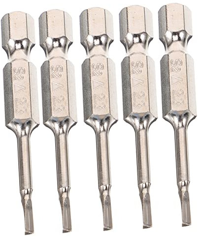 DOITOOL 5 Set Di Cacciaviti Triangolari Ergonomici in Acciaio Per Trapano Cacciavite Elettrico Pneumatico
