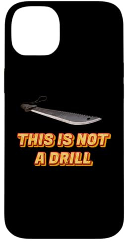 iPhone 14 Plus This Is Not A Drill Funny Machete Case