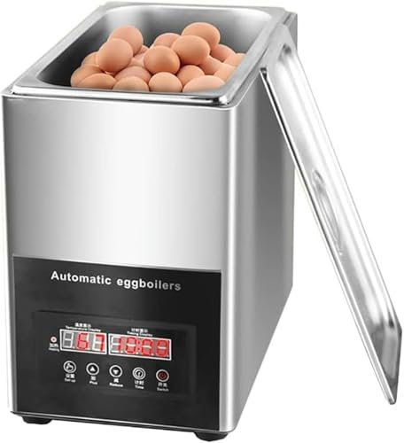 Electric Egg Cooker, 50Pcs Automatic Hot Spring Egg Cooker, Omelette Maker Machine Steamer with Timer, Electric Egg Cooker for Restaurant~/