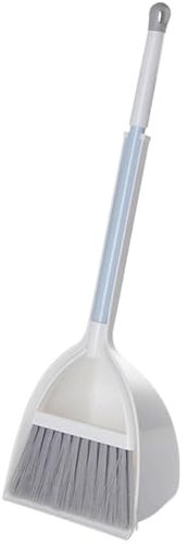 Esponja exfoliante corporal pequeña y recogedor, combo de escoba y recogedor para el hogar, cocina, habitación, niños, tareas domésticas, limpieza artesanal (blanco) jabón de limpieza de botellas