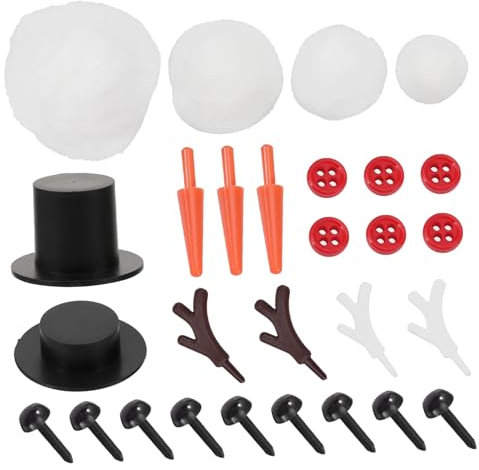 ibasenice 3 Sätze Weihnachten Schneemann Diy Materialset Handgefertigt Mit Umweltfreundlichen Materialien Leicht Und Langlebig Für Junge Mädchen Bastelvergnügen Weihnachtstischdeko Für Kinde