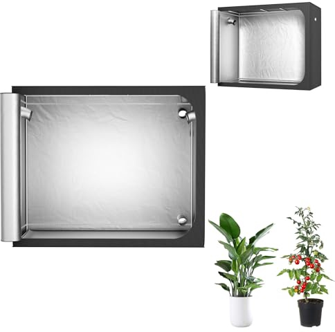 MAYTIIMO Tienda de cultivo de plantas para interior, 240 x 120 x 200 cm, con lámina interior reflectante, tela Oxford 600D y marco de acero, para verduras, flores y hierbas