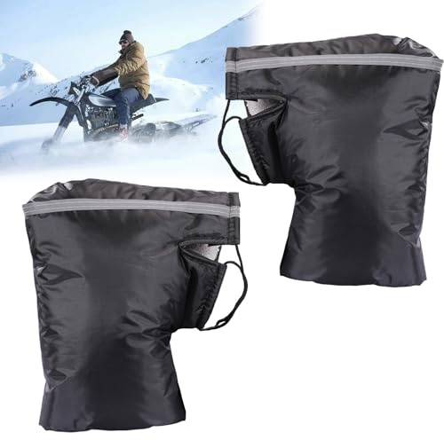 Motorrad Lenker Handschuhe, 1 Paar Lenkerhandschuhe Motorrad, Handschuhe Motorradlenker, Motorradlenker Stulpen, Lenker Thermo Hands-chuhe, Motor-rad Lenkerhandschuhe, für Scooter Fahrrad Motor-rad