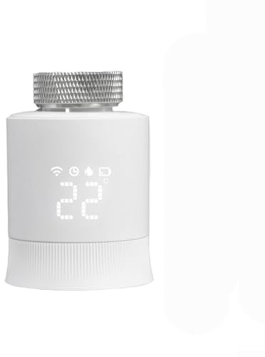 ComfyHarbor Termostato intelligente per termosifone con riscaldamento programmabile, telecomando e controllo vocale, regolazione della temperatura multi-ambiente ad alta efficienza energetica per
