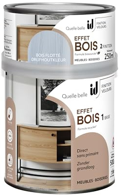 ID KIT PEINTURE EFFET BOIS BOIS FLOTTÉ POUR MEUBLES ET OBJETS PARIS