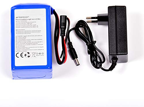 Aftertech® BATTERY PACK batteri 24 V 10 000 mAh 10 Ah laddningsbart litiumbatteri med hög kvalitet 116 x 65 x 62 mm F2E5