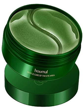 Tumnea Almohadillas para los Ojos contra Las ojeras, mascarilla de Algas Doradas, Parche Ocular hidratante, reducción de Las ojeras y Las líneas de expresión Cuidado de los Ojos con Perlas