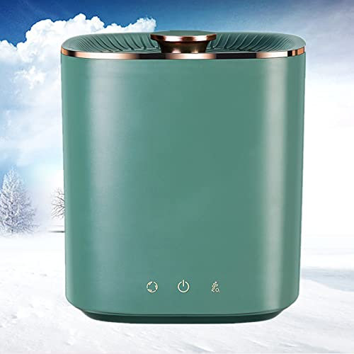 PanHuiWen Mini Lavatrice Centrifuga Mini Lavatrice Portatile per Scarpe turbina Lavatrice Campeggio Centrifuga per Dormitori di Appartamenti Campeggio Viaggi,Green