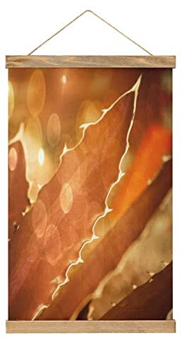 Sukkulenten Pflanze Scroll Poster Stoff Bild Kunst Holz DIY Rahmen Hängender Druck Aufhänger für Raumdekoration Öl Leinwand Kit Geschenk