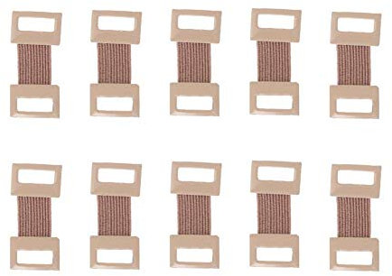 RYGRZJ 10PCS Elastic Bandage Clips,Replacement Fastener Fixation Clamps Hooks,Bandage Wrap Clips Stretch Metal Clasps Replaceable Wrap Fastener Clips for Various Types Bandages
