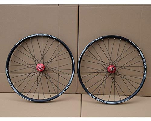 MTB Fahrrad Laufradsatz 26 27,5 29 Zoll Mountainbike Rad Doppelschicht Alufelge Versiegeltes Lager 7-11 Gang Kassettennabe Scheibenbremse (Farbe: B, Größe: 29 Zoll)