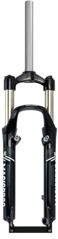 HIMALO 26 Inch Mountain Bike Suspension Fork Travel 100mm Spring Fork 1-1/8 Straight Tube Disc V Brake Bike Fork QR 9mm Manual Lockout