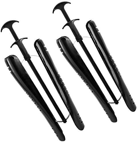 Tugeem Boot Stretchers for Women - 16 inch Boot Trees Shaft Boot Shapers for Knee High Tall Long Boots Holder, Adjustable Boot Support Form Shaping Inserts for Mens Womens Shoes (1 Pair)