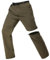 Lufebut Wanderhose Herren Zip Off Sommer, Abnehmbar Trekkinghose Outdoorhose mit 5 Taschen, Atmungsaktiv Schnell Arbeit Hosen Trockend Funktionshose Softshellhos（Empfohlen: eine Größe größer wählen）
