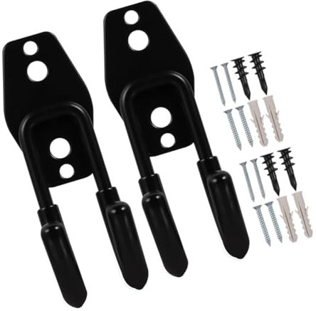 BESPORTBLE 2stücke Robuster Wand-schlauchhalter Aus Metall Wandmontierte Halterung Für Gartenschläuche Langlebiger Glatter Oberflächenhaken Zur Ordentlichen Aufbewahrung Von Schläuchen Und Se