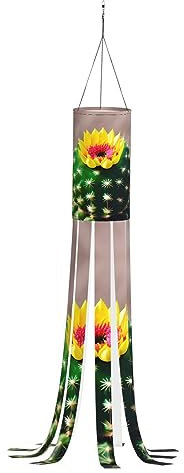 Fioritura Cactus Halloween Windsock Natale WindSock Bandiera Decorazione per giardini, strade, parchi giochi