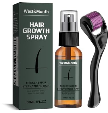 Beard Growth Kit-With Beard Derma Roller For Growth & Natural Ingredients Beard Growth Serum-Beard Grooming Kit For Men-Beard Kit For for Beard Rapid Growth and Thickening,Beard Growth Serum (30ml)