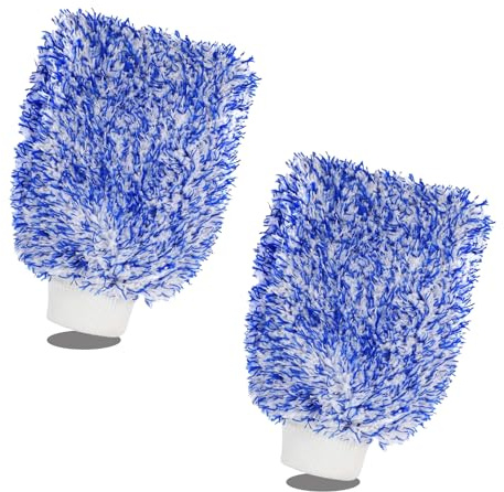 NingMengXYRHZB 2 Pack Car Wash Mitt Microfiber Chenille Car Wash Mitt Scratch Free for Cars Cleaning,Home Cleaning Mitts