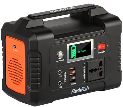 Juroupi E200 Centrale Elettrica Portatile 40800 mAh/151 Wh Generatore Solare Centrale a Batteria 200 W con 3 modalità di Ricarica per La Casa Campeggio Esterno Batteria di Emergenza Backup