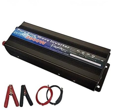 Onda Sinusoidale Inverter A Onda Sinusoidale Pura 1600W 2000W 1000W DC 12V / 24V AC 110V 220V 50Hz 60Hz Inverter Potenza Convertitore Domestica Energia Solare Convertitore Corrente(12V,110V-60HZ_2000W