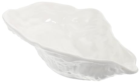 Ipetboom Ciotola in Ceramica Bianca per Zuppa Creativa Senza Sbavature Facile da Pulire Forma Rotonda Stile Semplice Elegante per Casa e Hotel