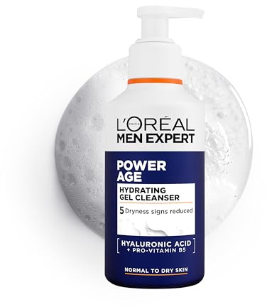 L'Oréal Paris Men Expert Face Wash, Power Age Hydrating Gel Cleanser 260ml