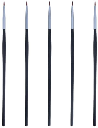 CANIGHT Juego de 5 Pinceles de Maquillaje para Ojos y Labios Brochas Resistentes y Compactas para Principiantes y Expertas en Belleza Varios estilos