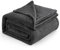 Bedsure Fleece Blanket King Size - Soft Cosy Fluffy Throw Blankets for Bed, Warm Large Throws for Audlts, Dark Grey, 270x230 cm