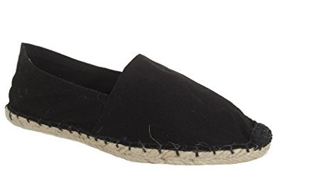 Sonnenscheinschuhe ESPANDRILLOS schwarz Gr. 36-46 NEU Schwarze Espadrilles Espas Espandrilles Espadrillos (eu_Footwear_Size_System, Adult, Numeric, medium, Numeric_46)