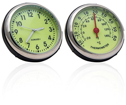 Clip de ventilation portable pour voiture SUV A/C 12 heures système horloge thermomètre stockage parfum